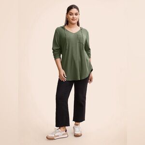 BloomChic Waffle Knit Hoodie